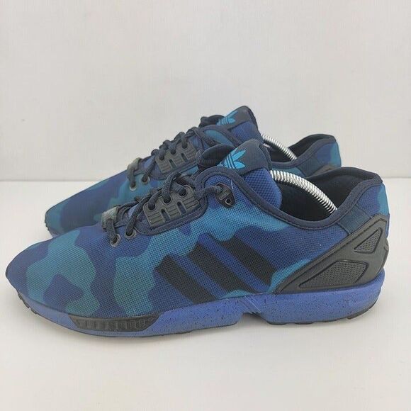 adidas Other - ADIDAS Mens Size 10 Blue Camo ZX FLUX DECON Sneakers M19684